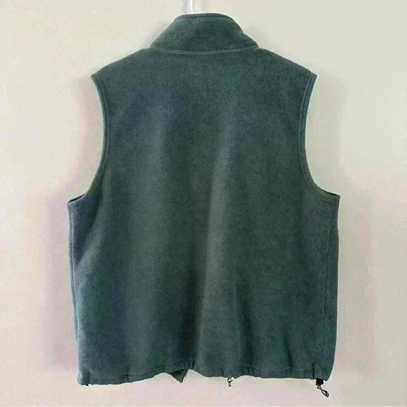 Cabela’s Vest Women’s Size XL Full Zip Fleece Zippered Pockets Green - Picture 10 of 14